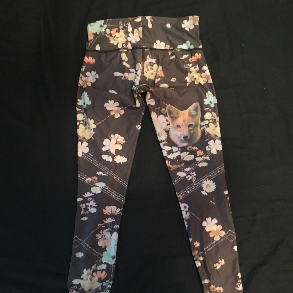 Flower Fox Teeki Leggings